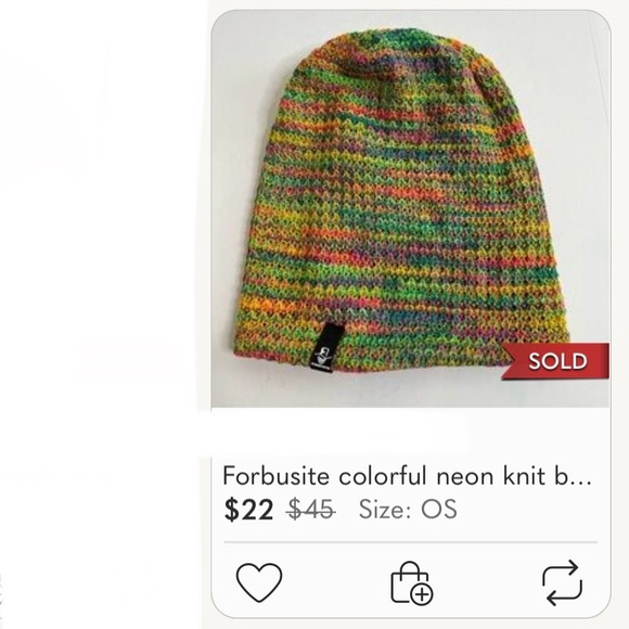 Forbusite Slouch Hood multicolored ribbed beanie toboggan lined sock hat… - Picture 12 of 12